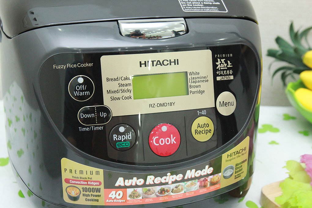Nồi cơm điện tử đối lưu Hitachi DMD18Y(OBK) - 1.8L